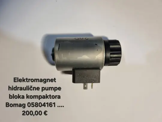 Bageri Rovokopaci 05804161 - Elektromagnet hidraulične pumpe bloka kompaktora